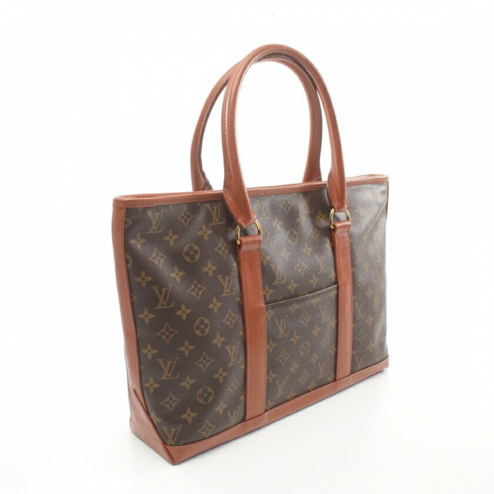 Louis Vuitton Brown Monogram Bag PM Leather Weekend Handbag Sack